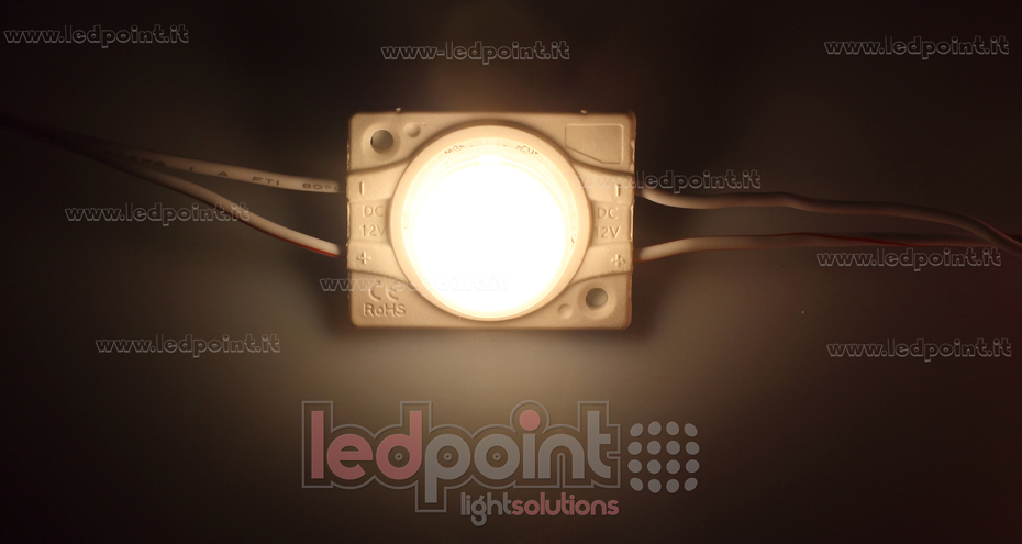 LED module 3030 Philips 2,4W 12V, warm white 2700-3300K, IP65 with 18°*45° lens LED module 3030 Philips 2,4W 12V, warm white 2700-3300K, IP65 with 18°*45° lens