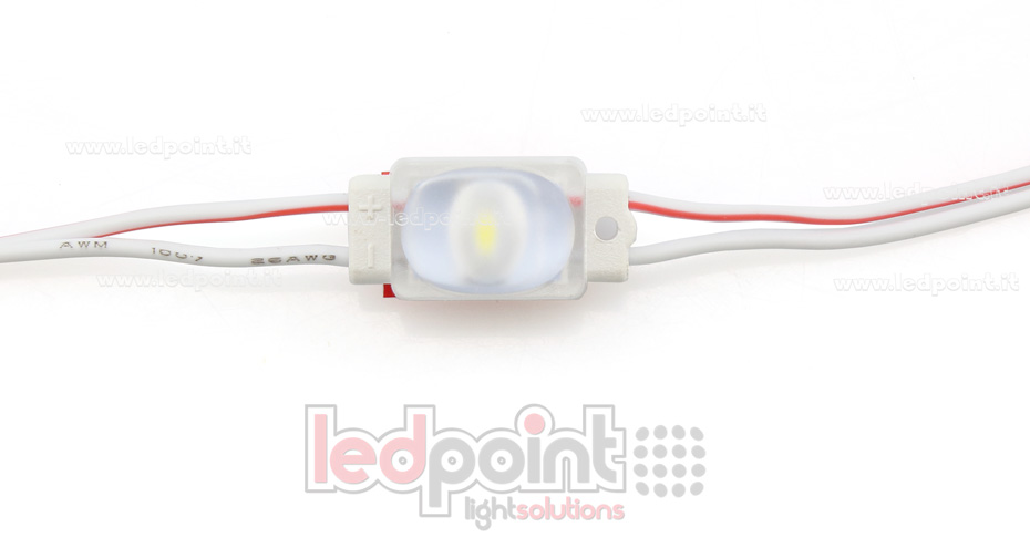 Mini-LED-Modul 2835, 0,36W 12V, kaltweiß 6000-7000K, IP65 mit 168°*147° Linse Mini-LED-Modul 2835, 0,36W 12V, kaltweiß 6000-7000K, IP65 mit 168°*147° Linse