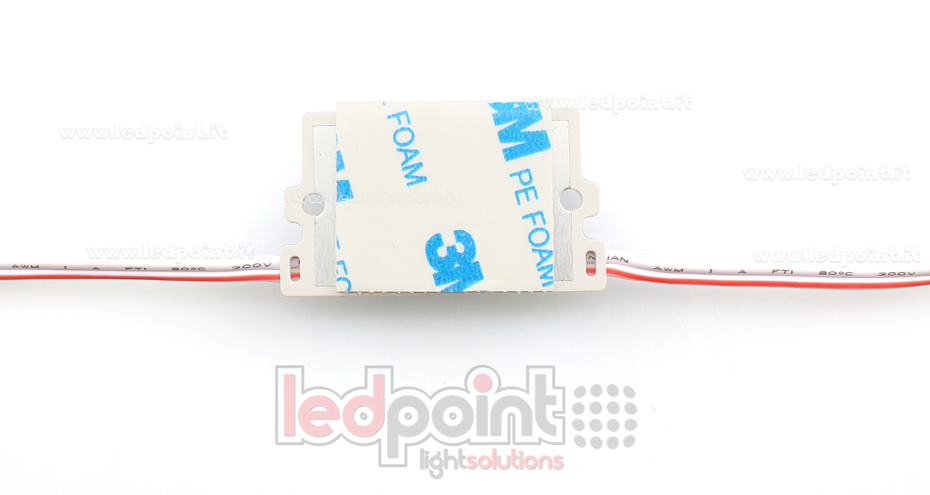 Modulo led 2835, 1,4W 24V, bianco freddo 6000-6500K, IP65 con lente 18°*50° Modulo led 2835, 1,4W 24V, bianco freddo 6000-6500K, IP65 con lente 18°*50°