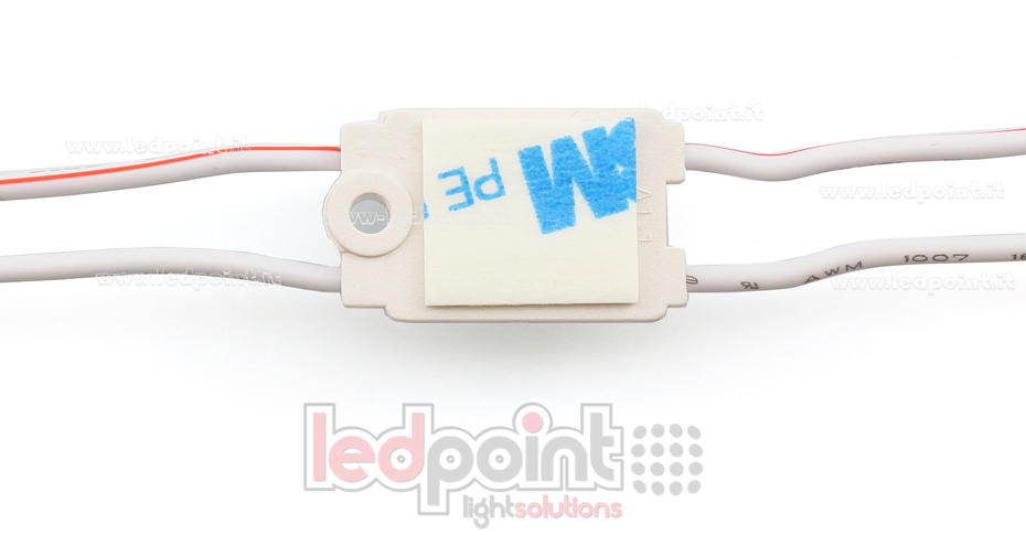 Modulo led 2835, 0,5W 24V, bianco freddo 6000-6500K, IP65 con lente 175° Modulo led 2835, 0,5W 24V, bianco freddo 6000-6500K, IP65 con lente 175°