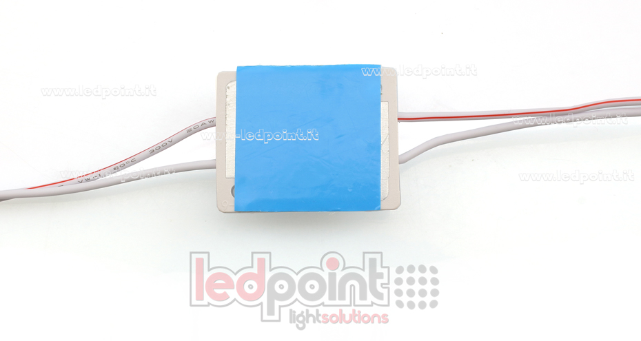 LED module 3030 Philips 2,4W 12V cold white 6000-7000K, IP65 with 18°*45° lens LED module 3030 Philips 2,4W 12V cold white 6000-7000K, IP65 with 18°*45° lens