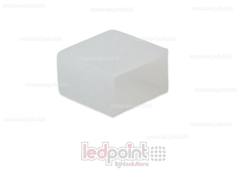 Tappino finale per Led Neon Flex 4x8mm Tappino finale per Led Neon Flex 4x8mm