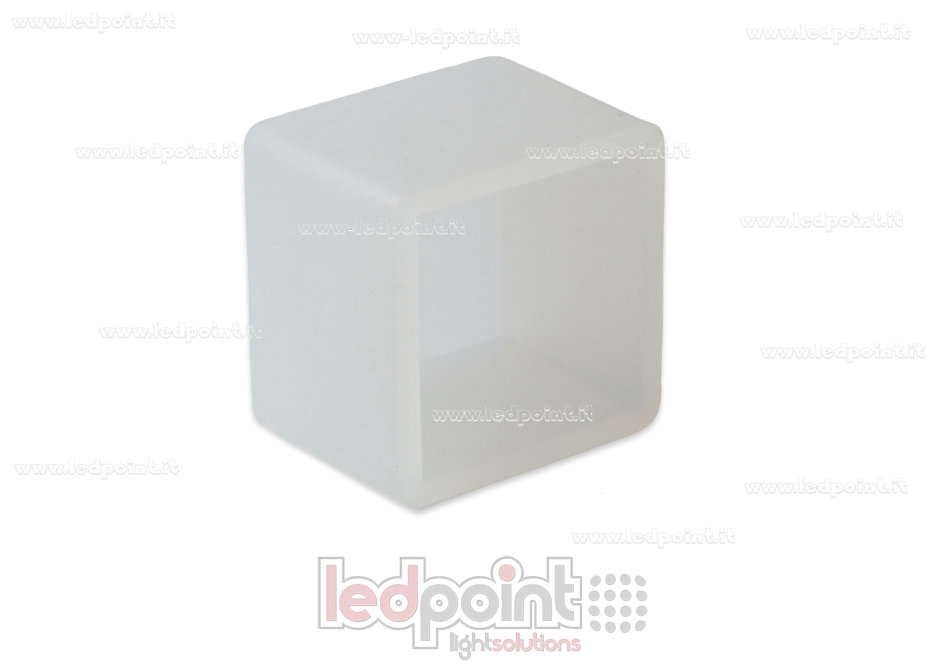 Tappino finale per Led Neon Flex 16x16mm Tappino finale per Led Neon Flex 16x16mm