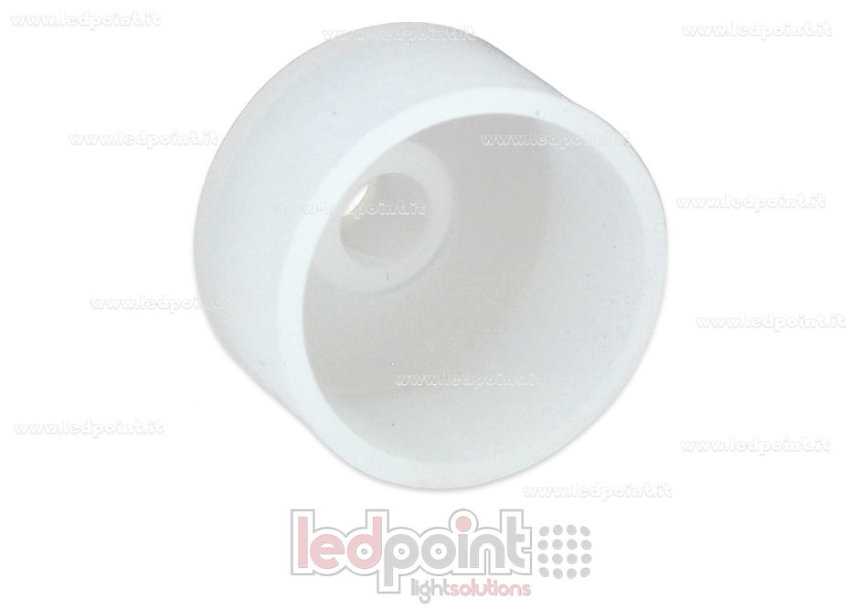 End cap with front power cable outlet for Ø20mm Led Neon Flex End cap with front power cable outlet for Ø20mm Led Neon Flex