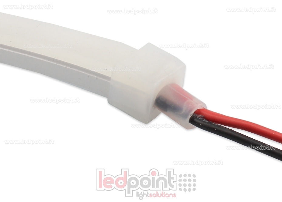 End cap with for power cable hole for 10mm Led Neon Flex End cap with for power cable hole for 10mm Led Neon Flex