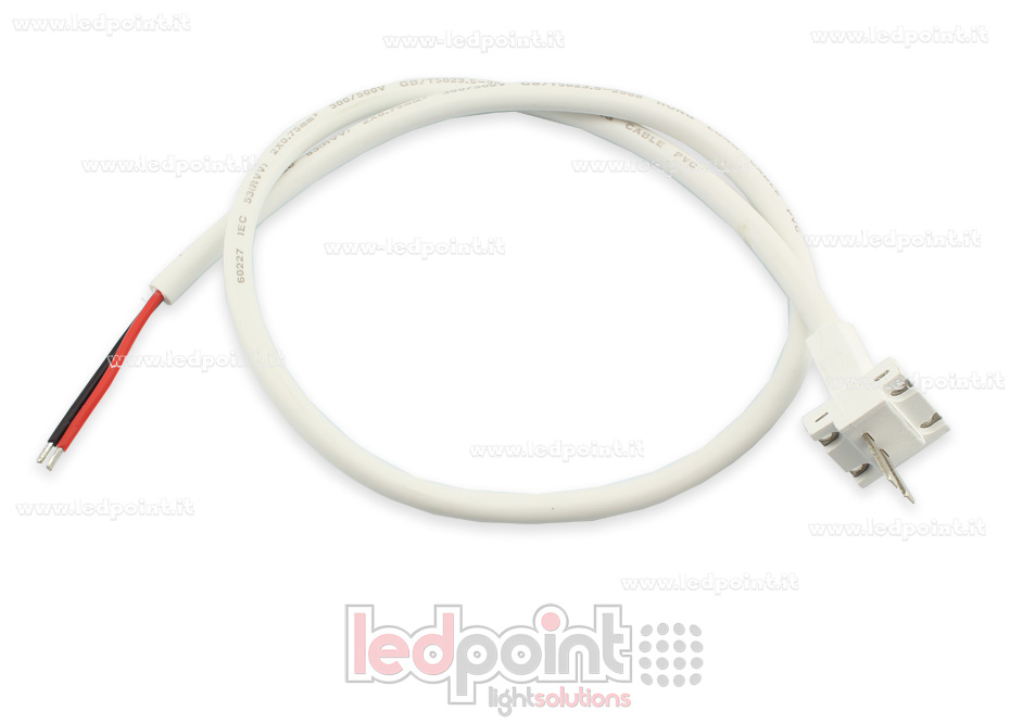 Kit connettore 0,6m per Led Neon Flex 11mm