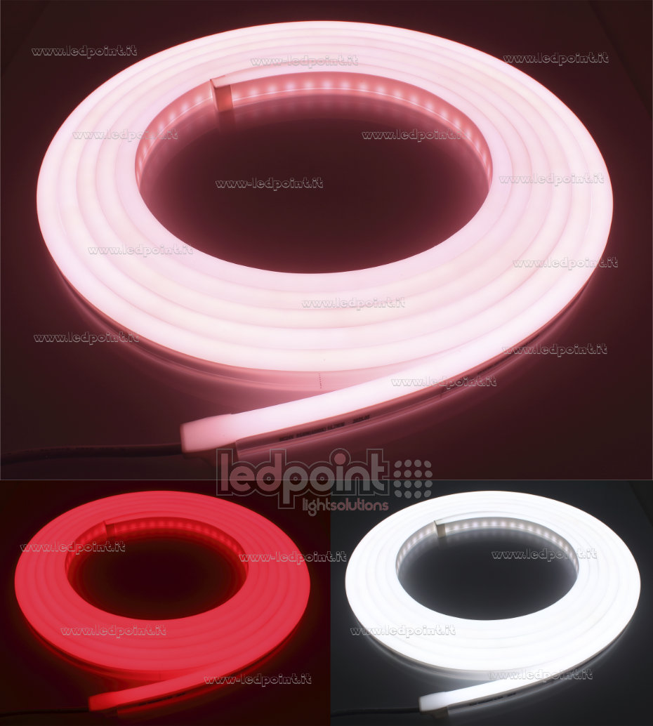 Led Neon Flex 5050 24V IP67 RGB+4000K 70led/m Led Neon Flex 5050 24V IP67 RGB+4000K 70led/m
