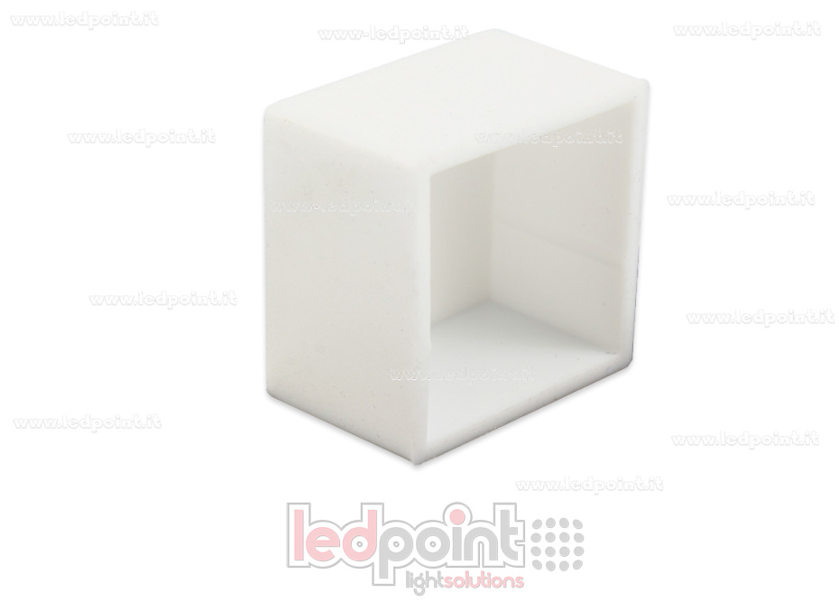 White cap for Led Neon Flex 16mm White cap for Led Neon Flex 16mm