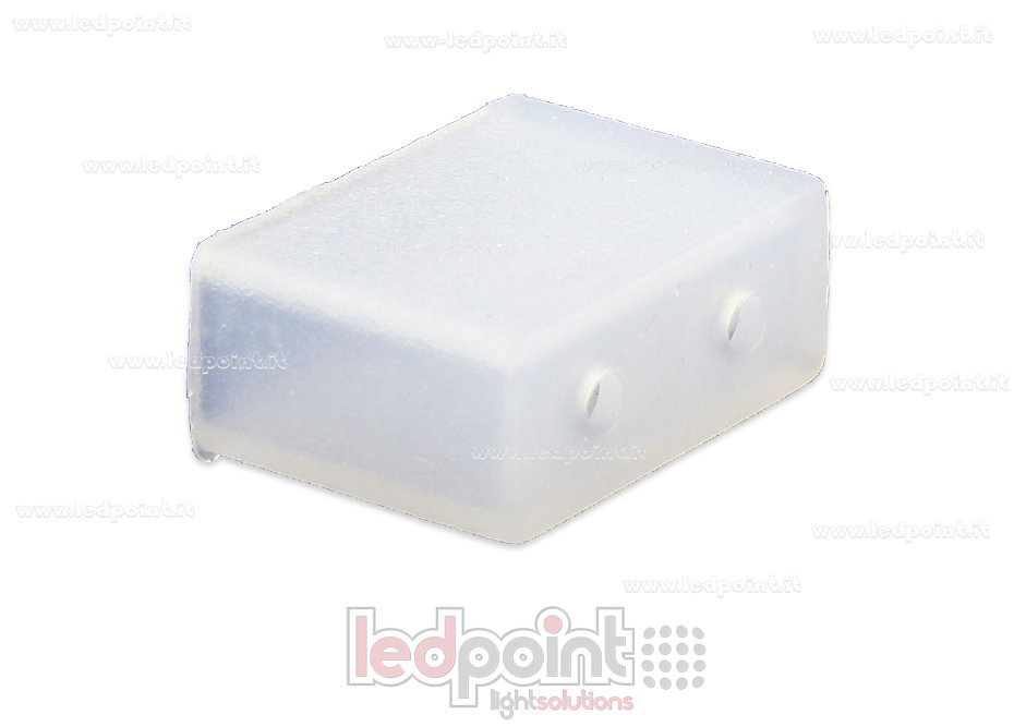 End cap with holes for power cable for 6mm Led Neon Flex End cap with holes for power cable for 6mm Led Neon Flex