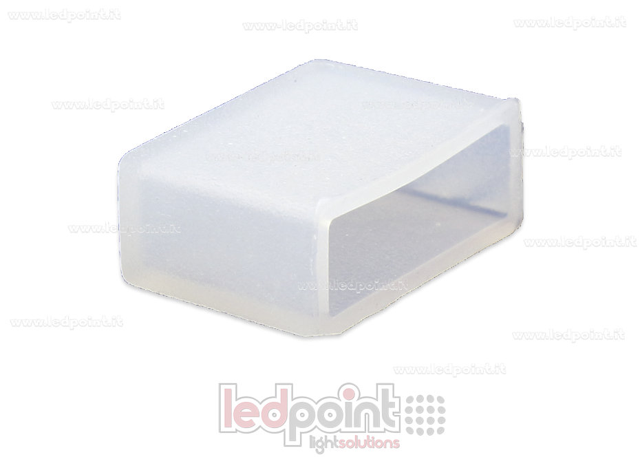 End cap with holes for power cable for 6mm Led Neon Flex End cap with holes for power cable for 6mm Led Neon Flex