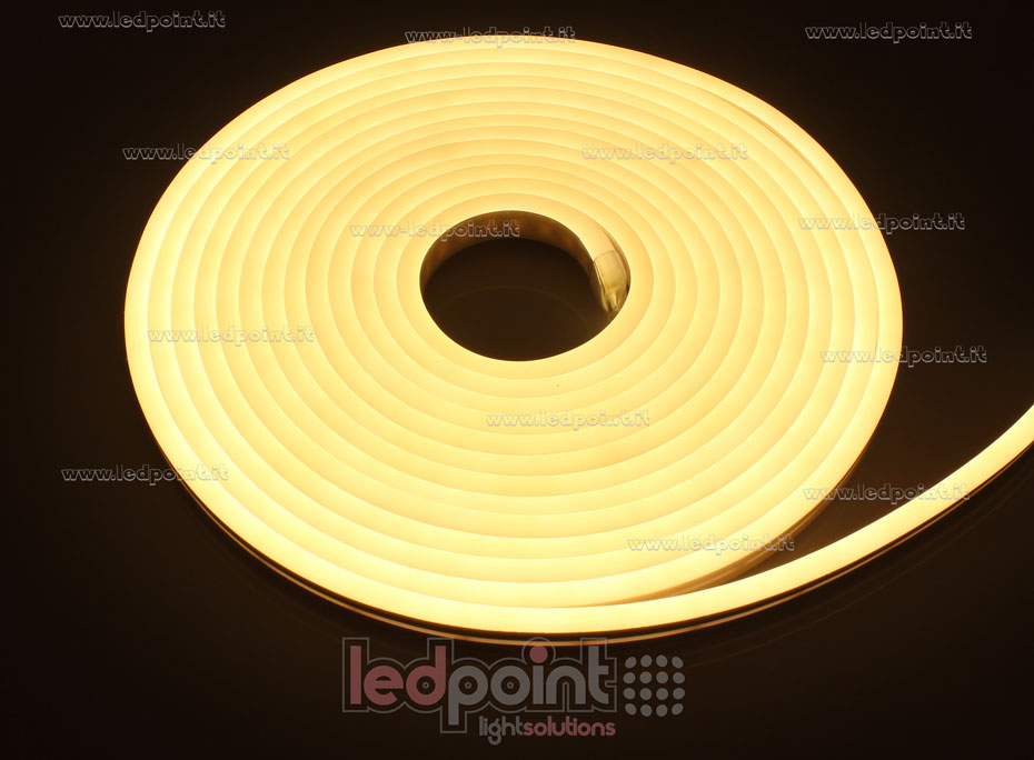 Led Neon Flex 2835 12V IP65 3000K 120led/m