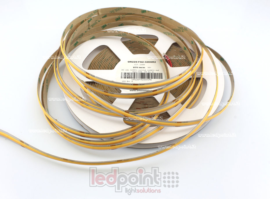 LED-Streifen COB 24V IP20 2200-2400K 320led/m