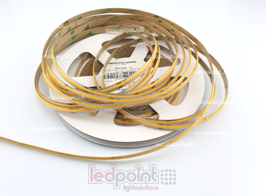 Led strip COB 24V IP20 2500-2700K 320led/m
