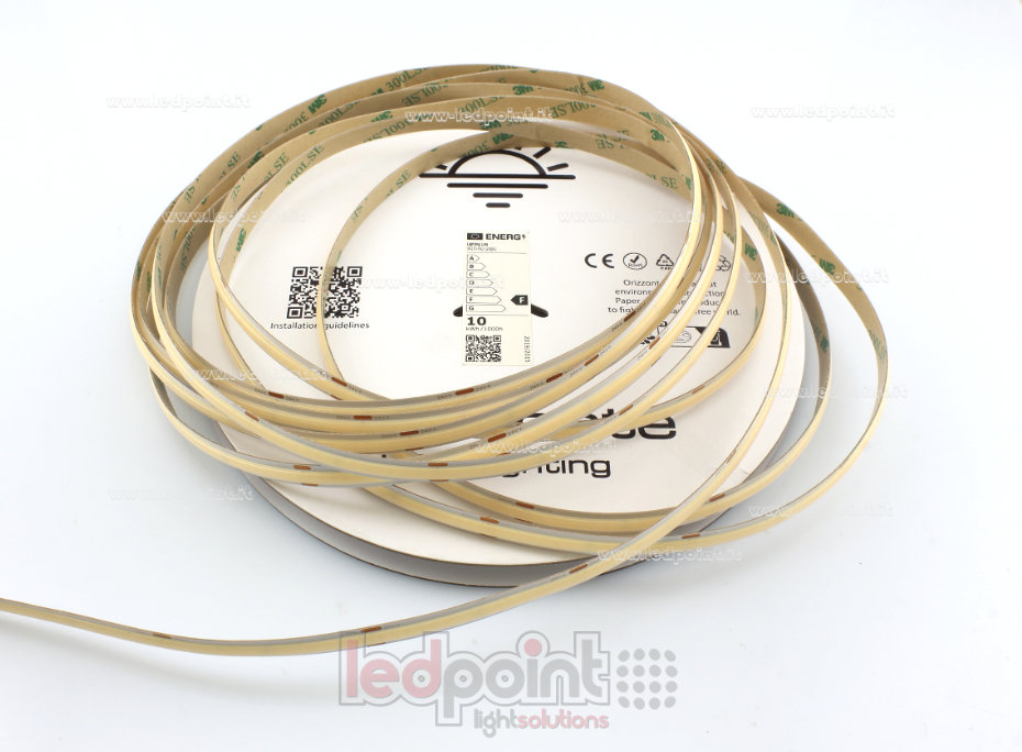 Striscia led COB 24V IP20 2700K 320led/m