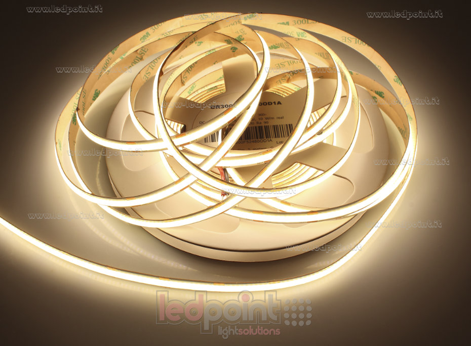 LED-Streifen COB 12V IP20 3000K 480led/m