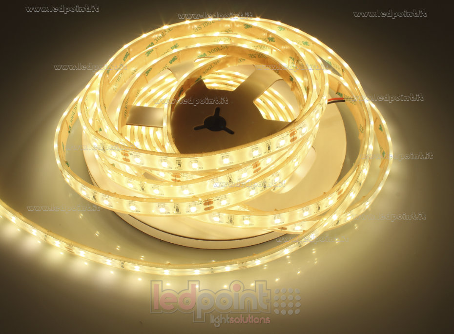 Striscia led 2835 24V IP67 3000K 60led/m