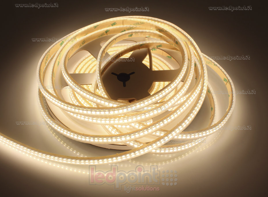 Led strip 2835 24V IP65 3000K 3step 240led/m