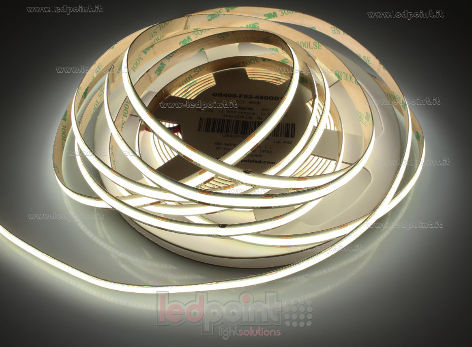 LED-Streifen COB 12V IP20 4000K 480led/m