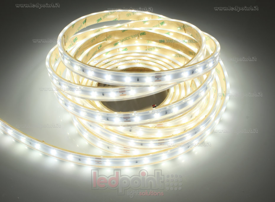 Striscia led 2835 24V IP65 4000K 3step 60led/m