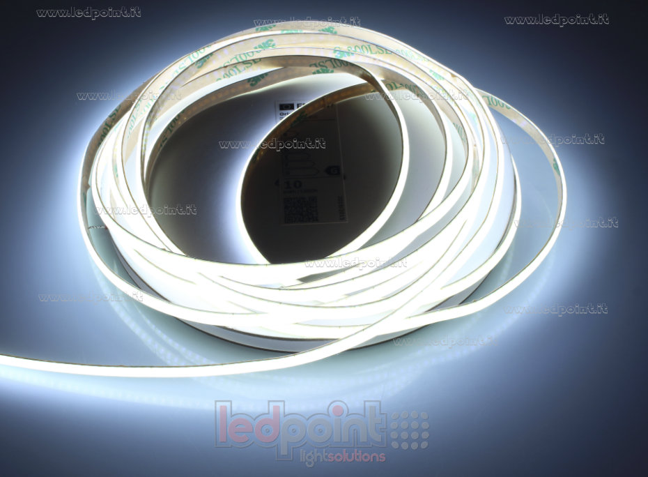 Striscia led COB 24V IP20 6000K 400led/m
