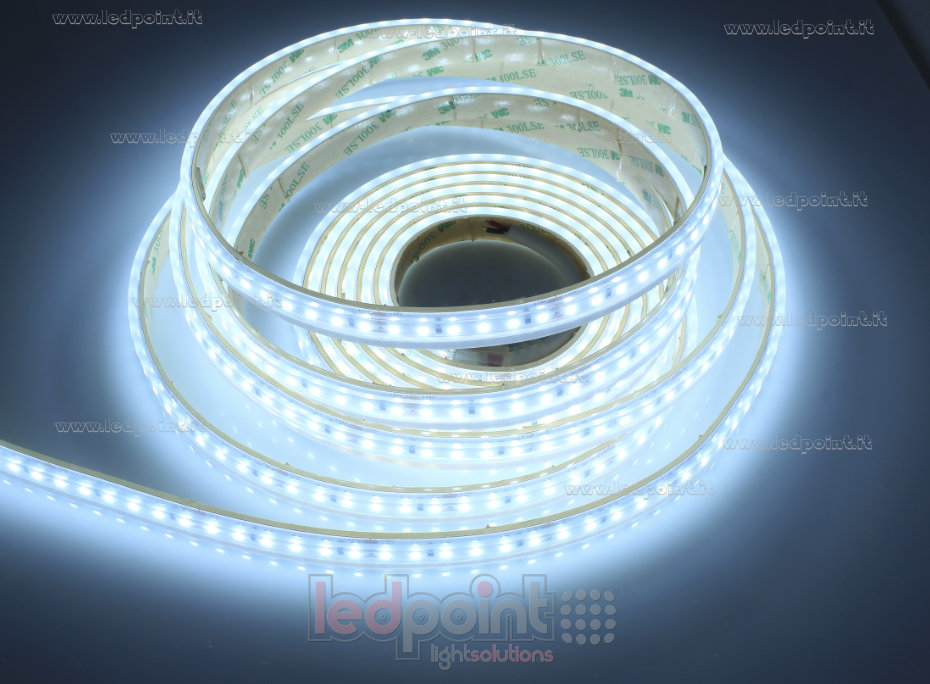 Striscia led 2835 24V IP65 6500K 3 step 120led/m