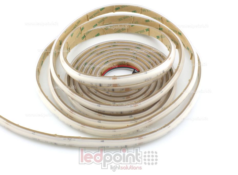 LED-Streifen COB 24V IP65 RGB+3000K 392+392led/m