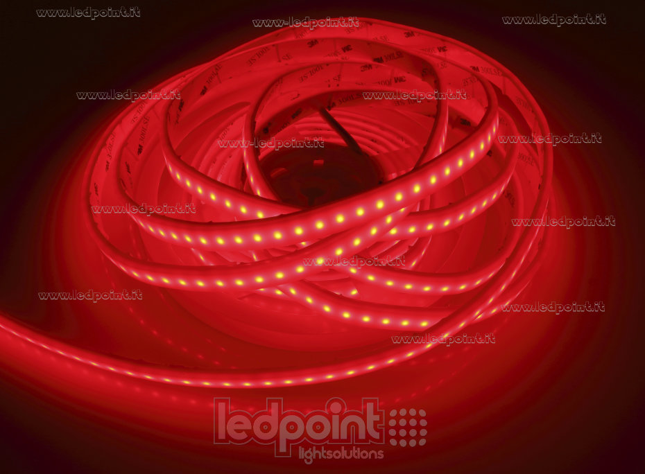 LED-Streifen 2835 24V IP67 620-625nm 120led/m