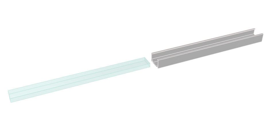 Installation Profil für LED-Streifen Installation Profil für LED-Streifen