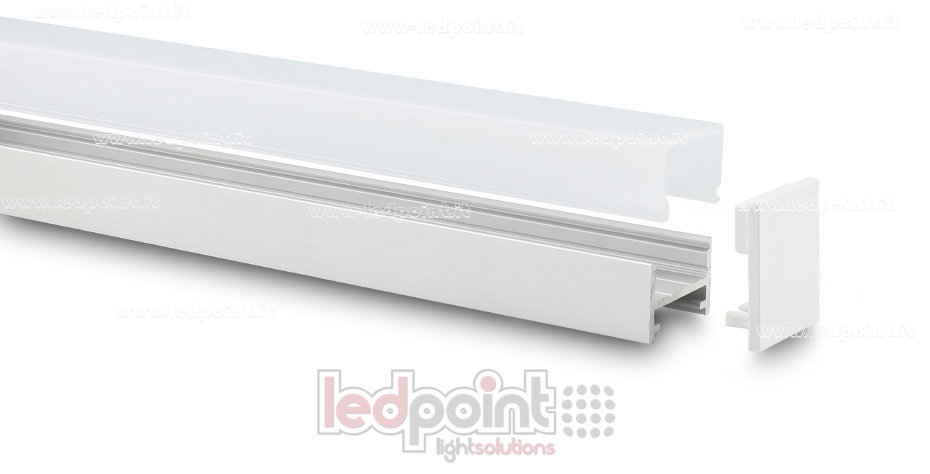 Profilo in alluminio per strisce led PR-SL2023