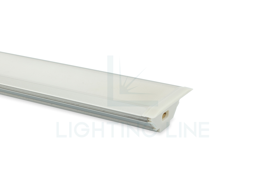Profilo per strisce led PRA-RE03-GP-W