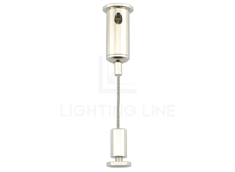 Suspension kit for profiles (wire adjustable from the top), 1 cable, 2m length Suspension kit for profiles (wire adjustable from the top), 1 cable, 2m length