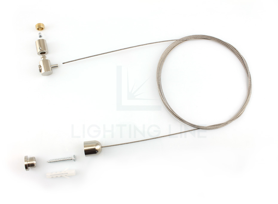 Accessori di montaggio profilo PR-NE03-17-S2 con regolazione filo inferiore, 1 cavo, lunghezza 2m Accessori di montaggio profilo PR-NE03-17-S2 con regolazione filo inferiore, 1 cavo, lunghezza 2m