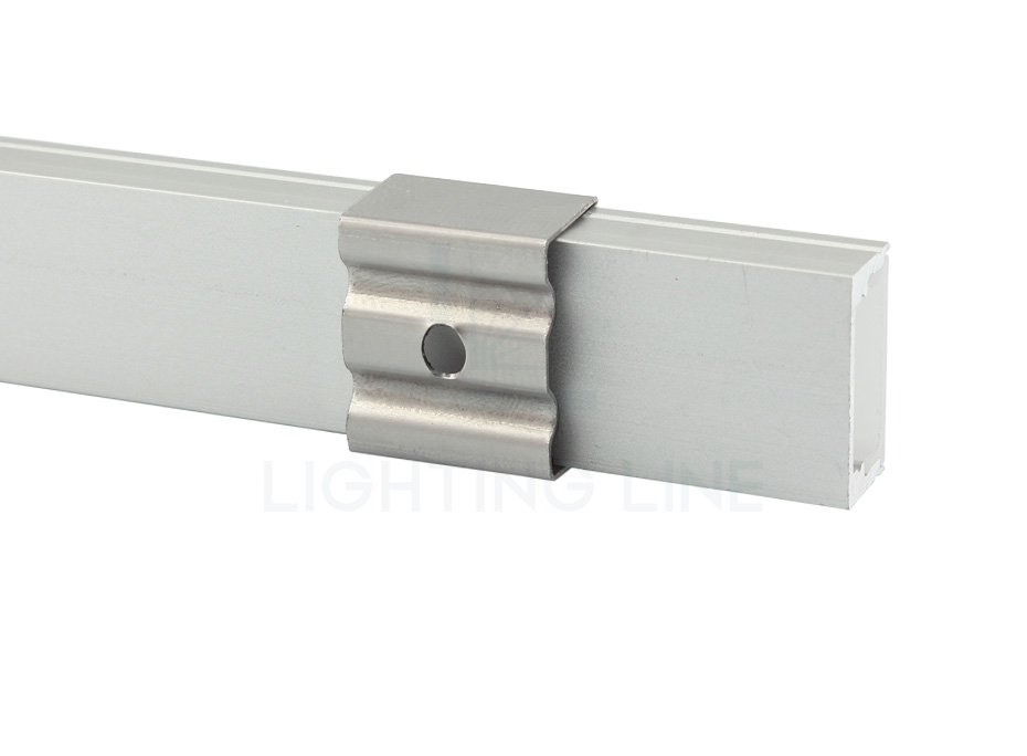 Metal mounting bracket for SL08-03 and RE03-05 aluminium profile Metal mounting bracket for SL08-03 and RE03-05 aluminium profile