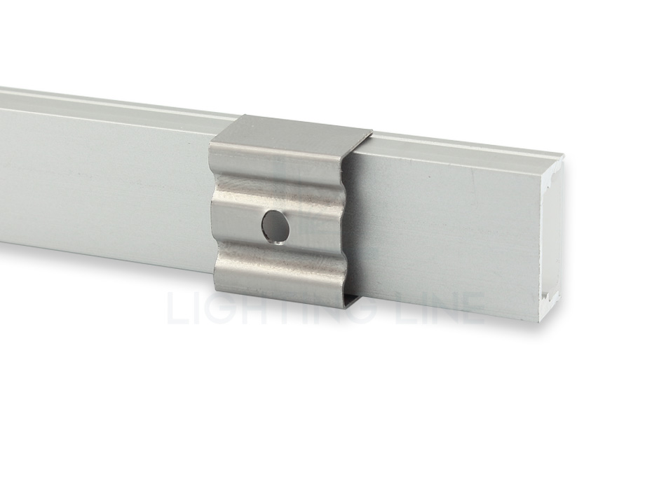 Metal mounting bracket for SL08-03 and RE03-05 aluminium profile Metal mounting bracket for SL08-03 and RE03-05 aluminium profile