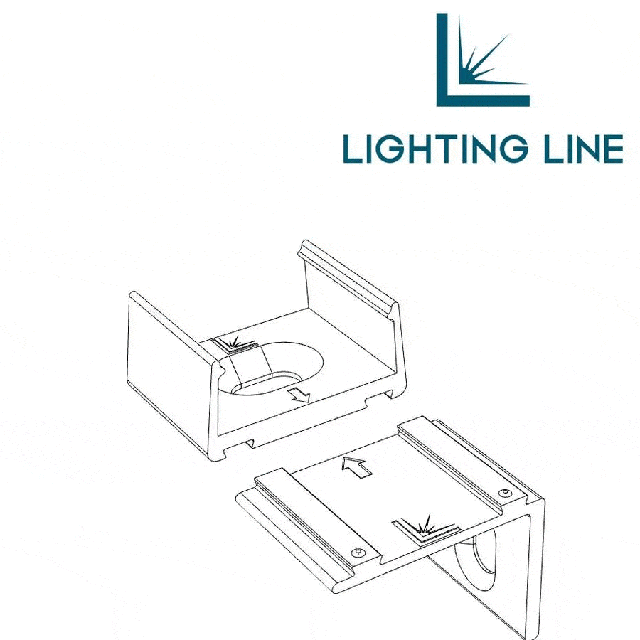 End cap for profiles for LED strips End cap for profiles for LED strips