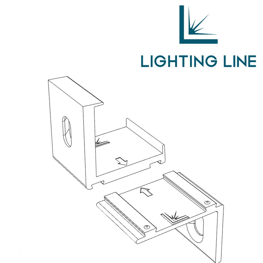 Plastic mounting bracket for AN02-08 and AN03-08 corner profile Plastic mounting bracket for AN02-08 and AN03-08 corner profile