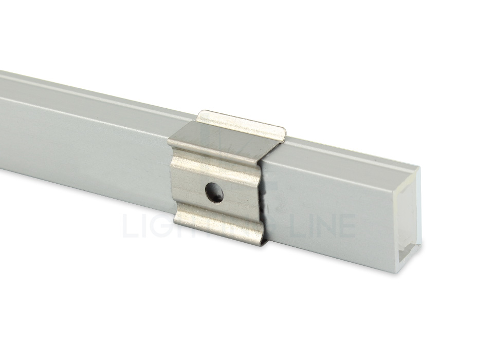 Metal mounting clip for aluminum profile SL12-16 Metal mounting clip for aluminum profile SL12-16