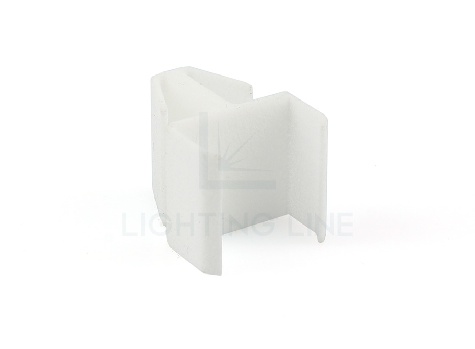Plastic mounting bracket for 12mm strip for profile CC01-06 Plastic mounting bracket for 12mm strip for profile CC01-06