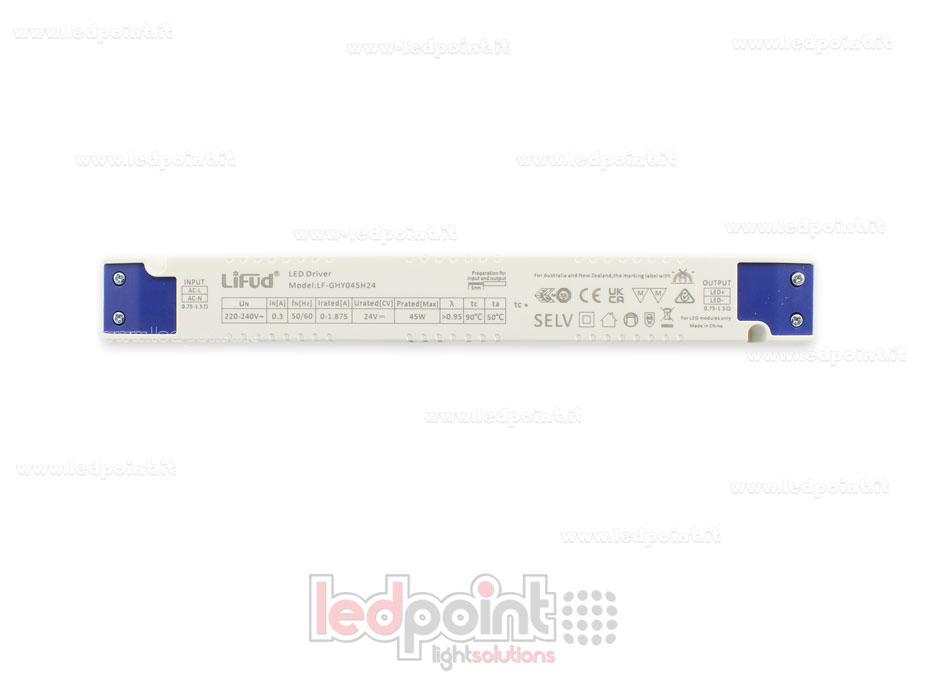 Alimentatore ultra slim 45W 24V LiFud Alimentatore ultra slim 45W 24V LiFud
