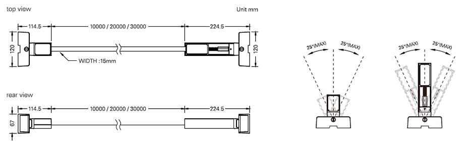 Flexibles schwarzes Stahlprofilbar für LED Streifen, 20m RB-01-20B Flexibles schwarzes Stahlprofilbar für LED Streifen, 20m RB-01-20B