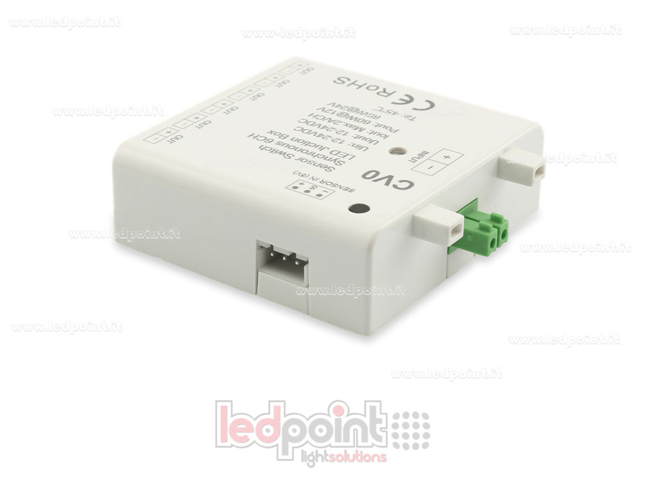 6ch 60W 12V-24V dimmer interface with sensor input 6ch 60W 12V-24V dimmer interface with sensor input