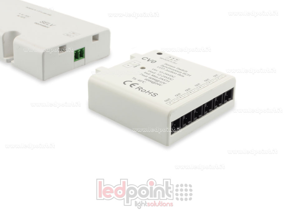 6ch 60W 12V-24V dimmer interface with sensor input 6ch 60W 12V-24V dimmer interface with sensor input