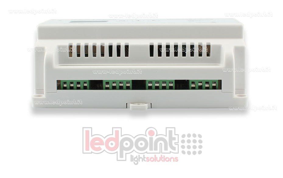 DMX 512 DIN rail decoder, 12-channels 5A each, voltage 12-36V DC DMX 512 DIN rail decoder, 12-channels 5A each, voltage 12-36V DC