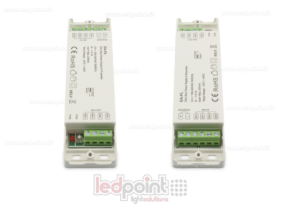Alimentatore e Ripetitore Bus DALI-2 Alimentatore e Ripetitore Bus DALI-2