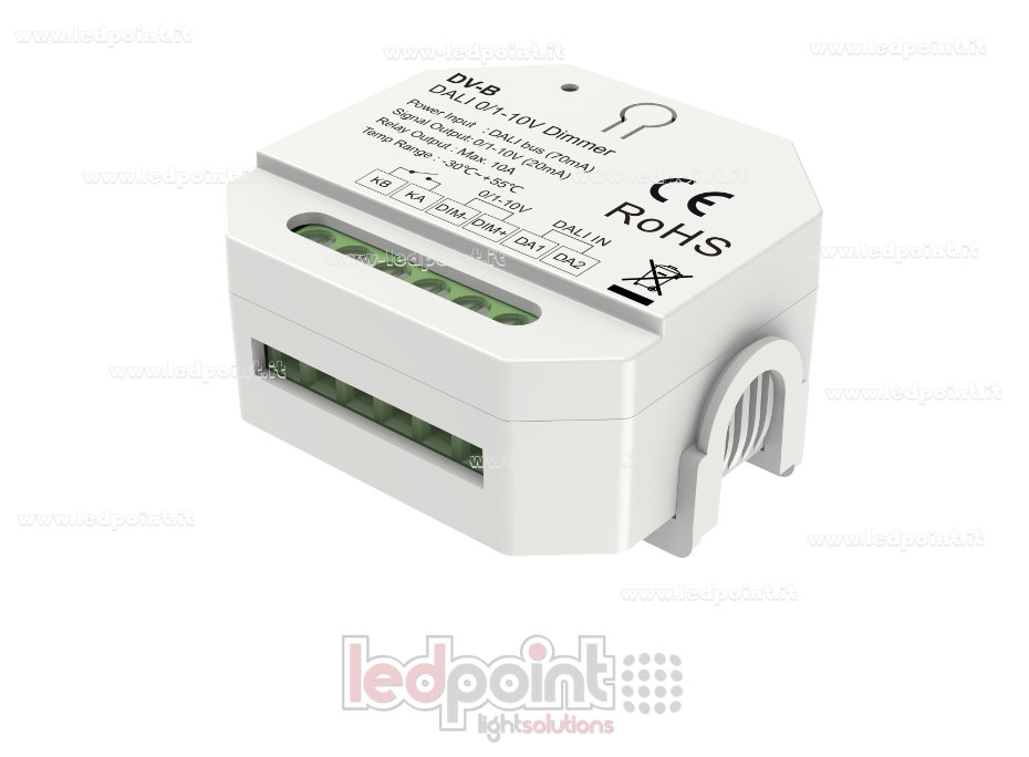 Dimmer DALI, monocanale, 0/1-10V, 10A (DT5) Dimmer DALI, monocanale, 0/1-10V, 10A (DT5)