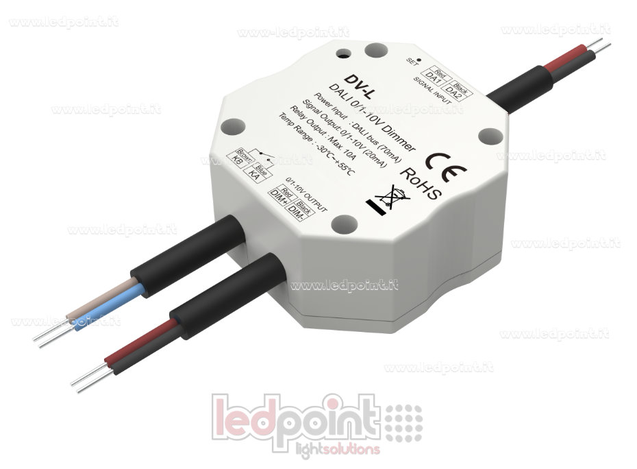 Einkanal-DALI-Dimmer, 0/1–10V, 20mA (DT5)