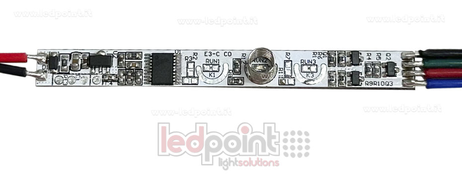 Ein-Tasten-Touch-RGB-Controller, 5/24V, 3ch*1.5A, mit Speicherfunktion