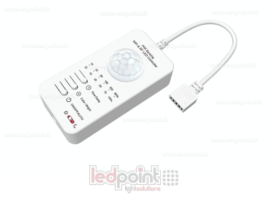 WiFi & RF Controller + PIR Sensor 5–24VDC 3CH × 1.5A