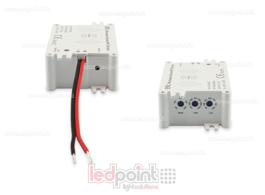 Remote control and motion sensor with dimmer for Skydance controllers, 9-24V