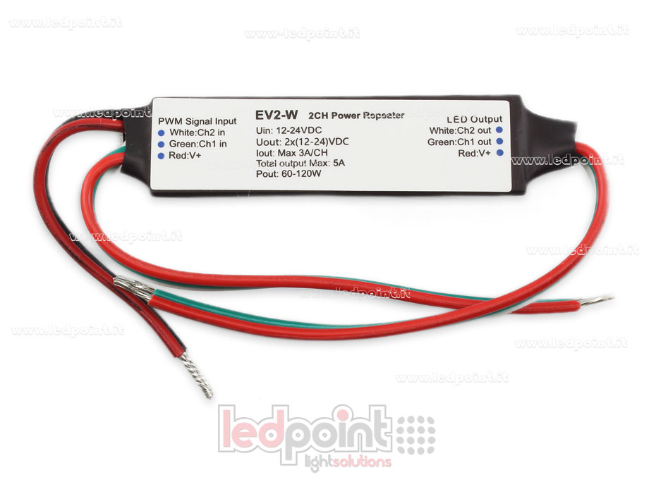 Amplificatore mini CCT 5A (2 canali da 3A) 12-24V